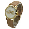 OLIVIA PRATT BICYCLE FACE LEATHER STRAP WATCH