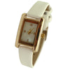 Olivia Pratt Thin Gold Square Face Solid Faux Leather Women Watch