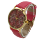 OLIVIA PRATT PAISLEY FACE LEATHER STRAP WATCH