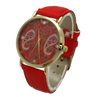 OLIVIA PRATT PAISLEY FACE LEATHER STRAP WATCH