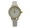 OLIVIA PRATT SMALL FACE AND GOLD DETAIL LEATHER STRAP WATCH