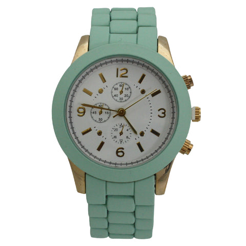 OLIVIA PRATT WOMENS CERAMIC STYLE BOYFRIEND BRACELET WATCH