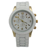 OLIVIA PRATT WOMENS CERAMIC STYLE BOYFRIEND BRACELET WATCH