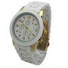 OLIVIA PRATT WOMENS CERAMIC STYLE BOYFRIEND BRACELET WATCH