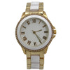 Olivia Pratt Two-Toned Vibrant Colors and Rhinestones Women Watch