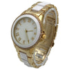 Olivia Pratt Two-Toned Vibrant Colors and Rhinestones Women Watch