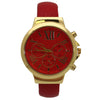 OLIVIA PRATT VIBRANT COLOR BANGLE CUFF WATCH
