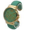 OLIVIA PRATT VIBRANT COLOR BANGLE CUFF WATCH