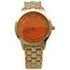 Olivia Pratt Gold and Solid Color Face Women Watch