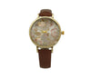 OLIVIA PRATT PETITE LEATHER VINTAGE ROSES WATCH