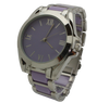 OLIVIA PRATT TWO TONE PASTEL COLORS AND METAL WATCH
