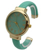 OLIVIA PRATT CLASSY STYLE TEAL BANGLE WATCH