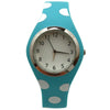 Olivia Pratt Polka Dots Silicone Band Women Watch