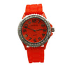 Olivia Pratt Every Day Silicone and Rhinestones Colorful Women Watch