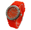 Olivia Pratt Every Day Silicone and Rhinestones Colorful Women Watch