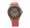 Olivia Pratt Every Day Silicone Paw and Rhinestones Colorful Women Watch