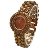 Olivia Pratt Shiny Rhinestones Metallic Women Watch