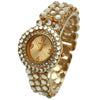 Olivia Pratt Shiny Rhinestones Metallic Women Watch