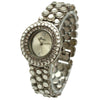 Olivia Pratt Shiny Rhinestones Metallic Women Watch