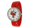 Olivia Pratt Stretch and Rhinestones Christmas Women Watch