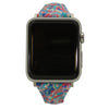 Olivia Pratt Printed Skinny Leather Apple Watch Band