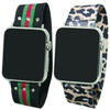 Olivia Pratt 2-Pack Printed Elastic Oversized Strap Apple Watch Band