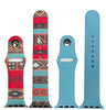 Olivia Pratt 2 Pack Printed and Solid Apple Watch Band