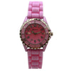 Olivia Pratt Solid Color Silicone Strap Casual Women Watch