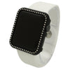 Olivia Pratt Aluminum Metal Rhinestone Apple Watch Bumper