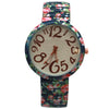 Olivia Pratt Floral Stretch Bold Numbers Women Watch