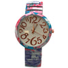 Olivia Pratt Floral Stretch Bold Numbers Women Watch