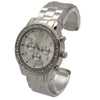 OLIVIA PRATT RHINESTONE BEZEL CHRONOGRAPH BANGLE WATCH