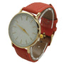 OLIVIA PRATT MINIMALIST LEATHER STRAP WATCH