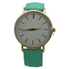 OLIVIA PRATT MINIMALIST LEATHER STRAP WATCH