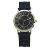 OLIVIA PRATT PETITE STAINLESS STEEL SILICONE STRAP WATCH