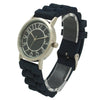 OLIVIA PRATT PETITE STAINLESS STEEL SILICONE STRAP WATCH