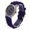 OLIVIA PRATT PETITE STAINLESS STEEL SILICONE STRAP WATCH