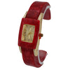 OLIVIA PRATT GOLD AND RED TORTOISE BANGLE WATCH