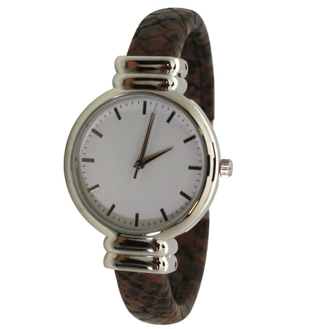 OLIVIA PRATT SKINNY TORTOISE BANGLE WATCH