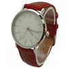 Olivia Pratt Big Face Slim Every Day Faux Leather Women Watch