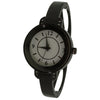 Olivia Pratt Metallic Round Face Bangle Women Watch