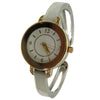 Olivia Pratt Metallic Round Face Bangle Women Watch