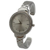 OLIVIA PRATT THIN TEXTURED METAL BANGLE WATCH