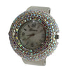 Olivia Pratt Sparkle Rhinestones Chunky Bangle Women Watch