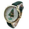 Olivia Pratt Faux Leather Christmas Themed Women Watch