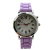 Olivia Pratt Luminous Dial Easy Read Medical Professionals Silicone Band Women Watch