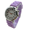 Olivia Pratt Luminous Dial Easy Read Medical Professionals Silicone Band Women Watch