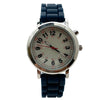 Olivia Pratt Luminous Dial Easy Read Medical Professionals Silicone Band Women Watch