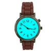 Olivia Pratt Luminous Dial Easy Read Medical Professionals Silicone Band Women Watch