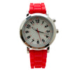Olivia Pratt Luminous Dial Easy Read Medical Professionals Silicone Band Women Watch